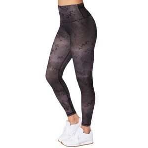 Scorpio Sol Vinyasa High Waist Legging - Size Large - Black Splash Tie Dye